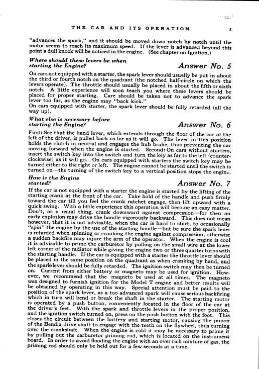 1925 Ford Owners Manual Page 47
